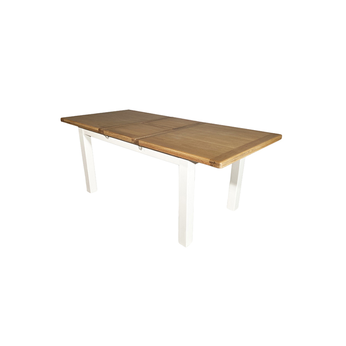 Oxford White Finish Extending Table 1200-1650mm - Click Image to Close